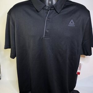 Reebok Men's Black Polo Shirt